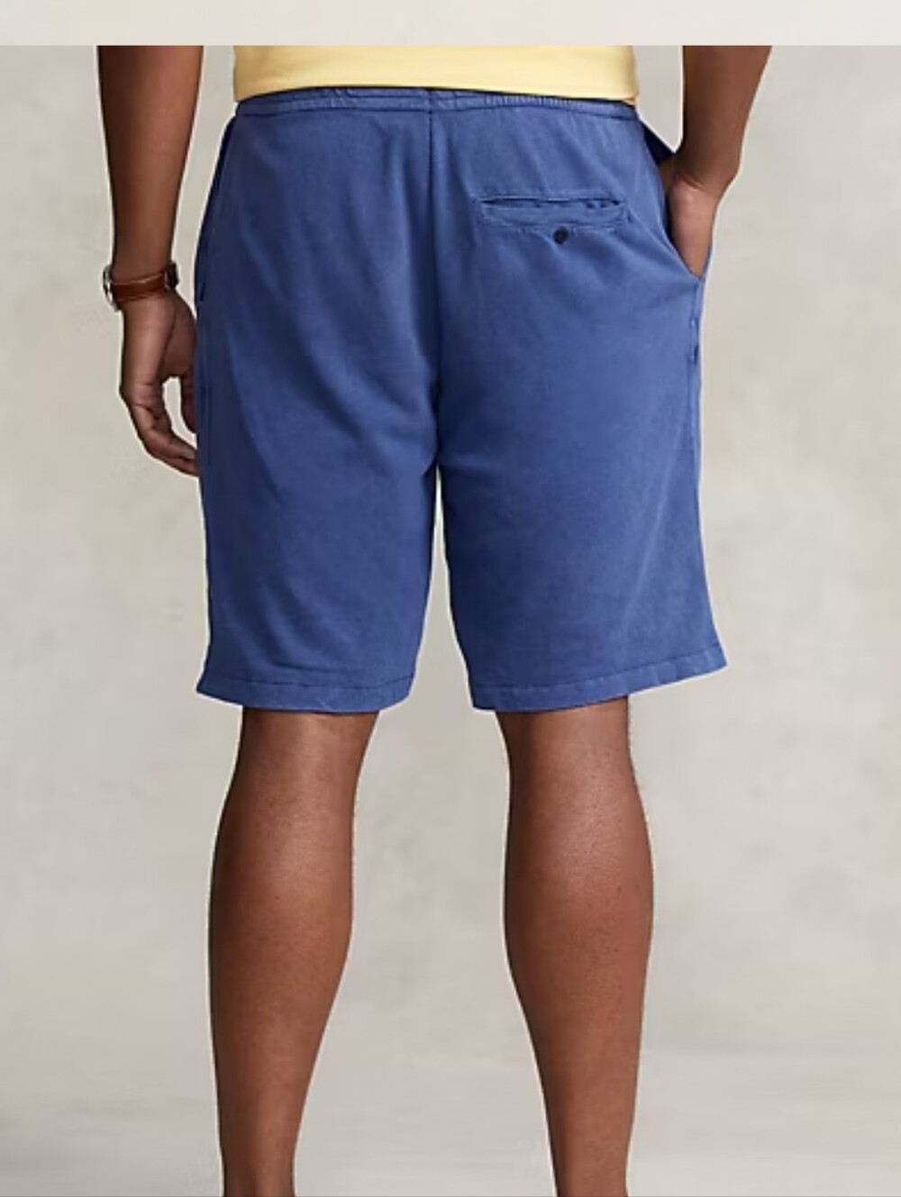 Polo Ralph Lauren Big And Tall Mens Spa Terry shorts pony logo Size 3XLT Blue - Picture 2 of 6